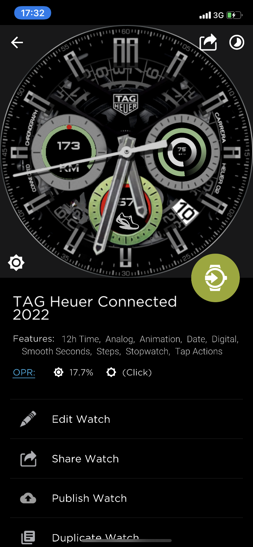 Connected Custom Watchfaces Which Watch Face are Wearing Today