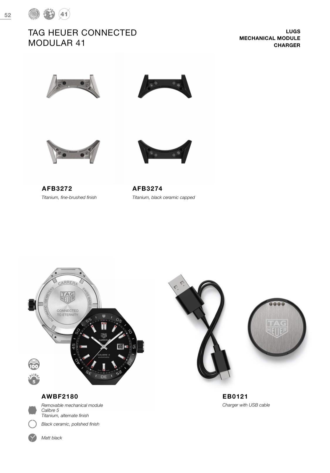 Tag heuer connected sales 41 accessories