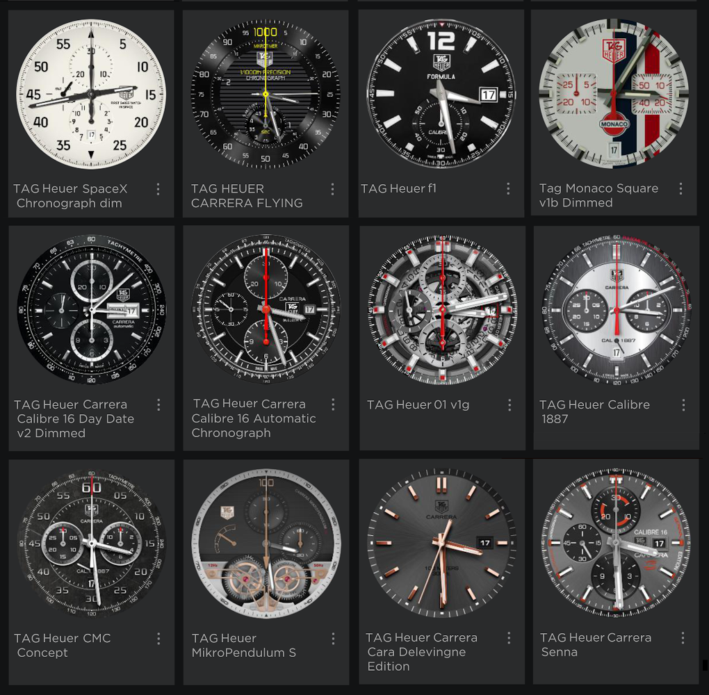 Connected Custom Watchfaces Which Watch Face are Wearing Today