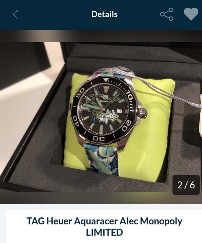 2019 Aquaracer Alec Monopoly TAG Heuer Forums