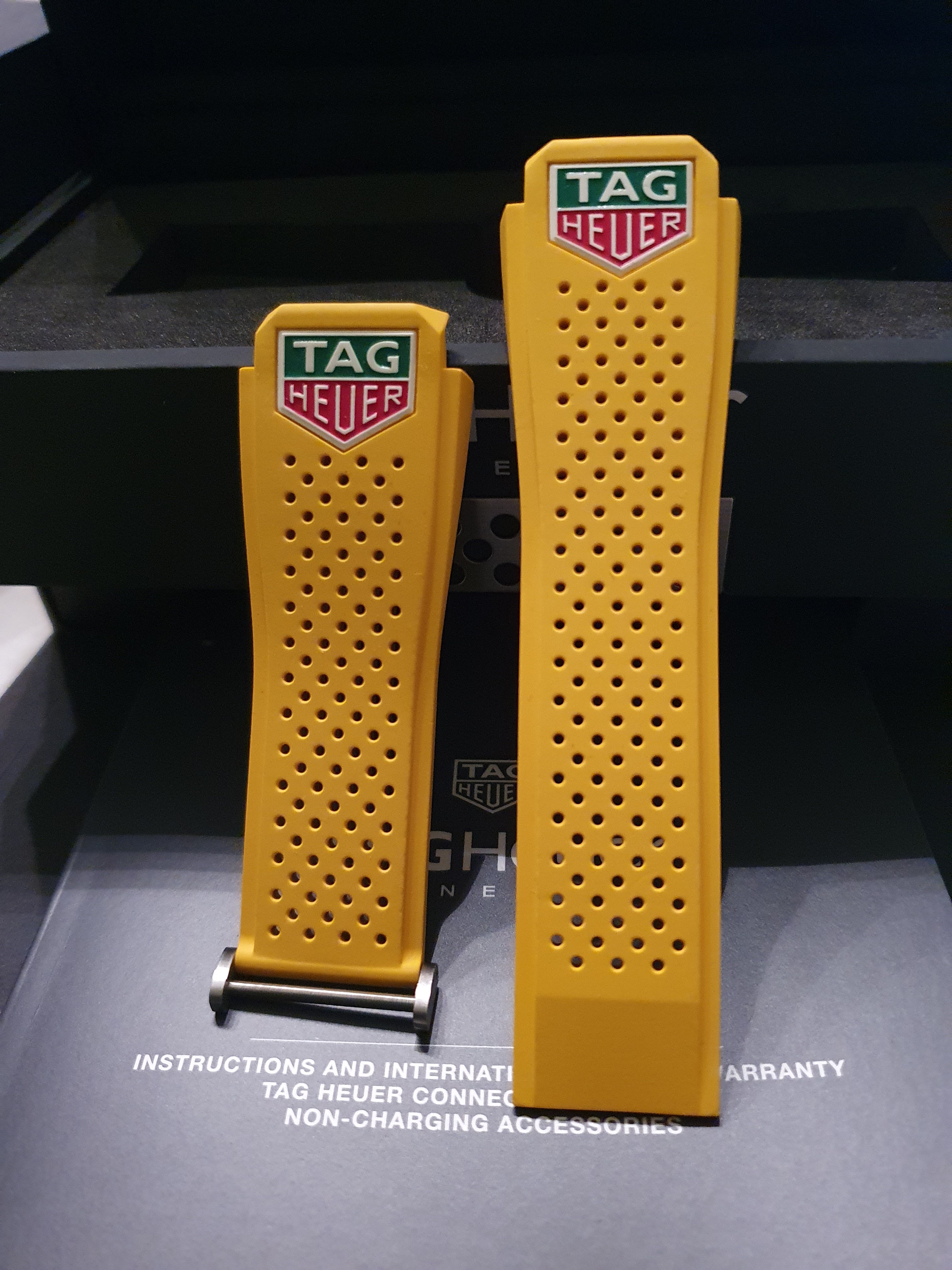 TAG Heuer Connected E2 Modular 45 Yellow Straps with Logo TAG