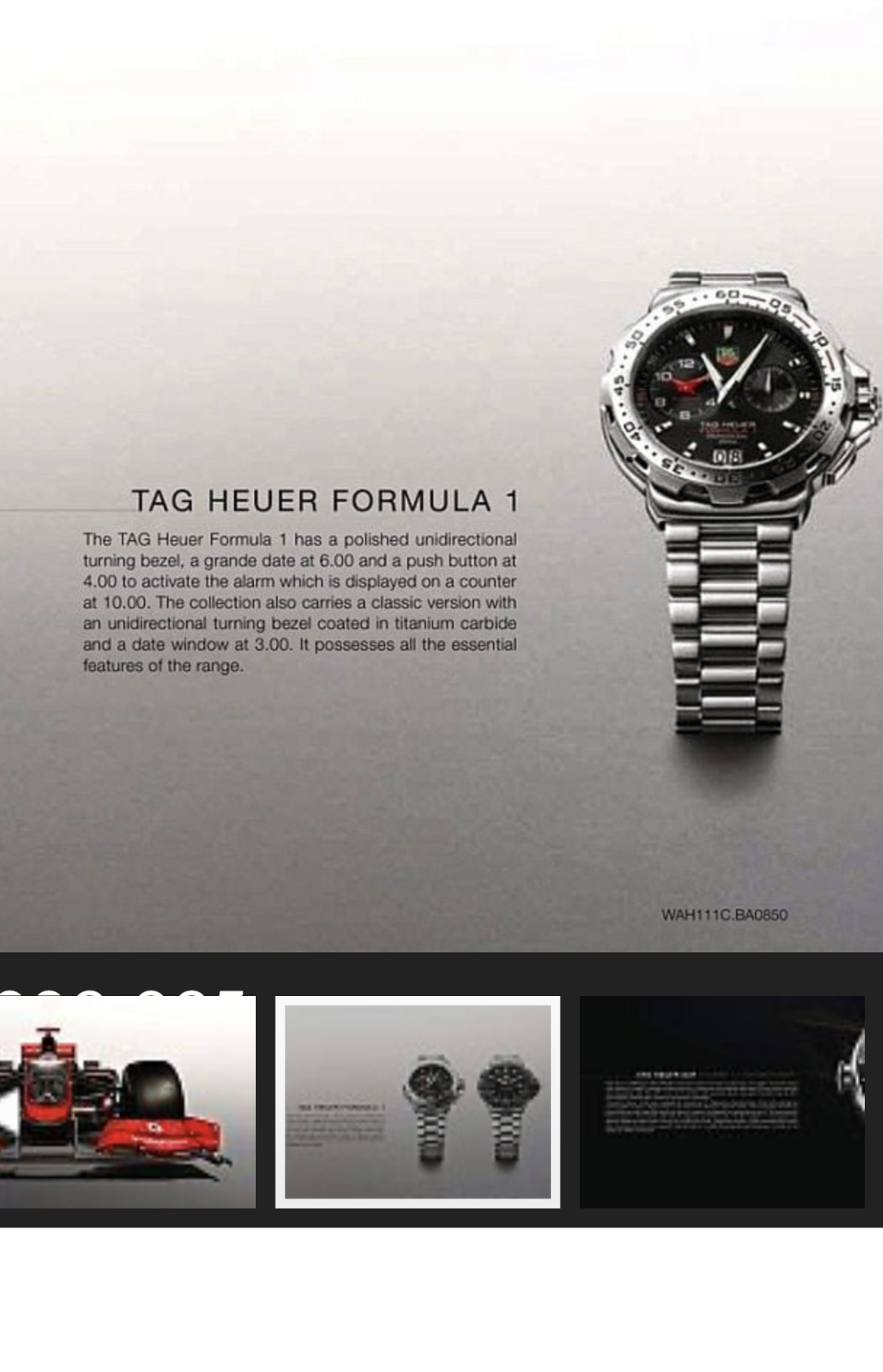 Tag Heuer WAH111C Formula one TAG Heuer Watch Forums
