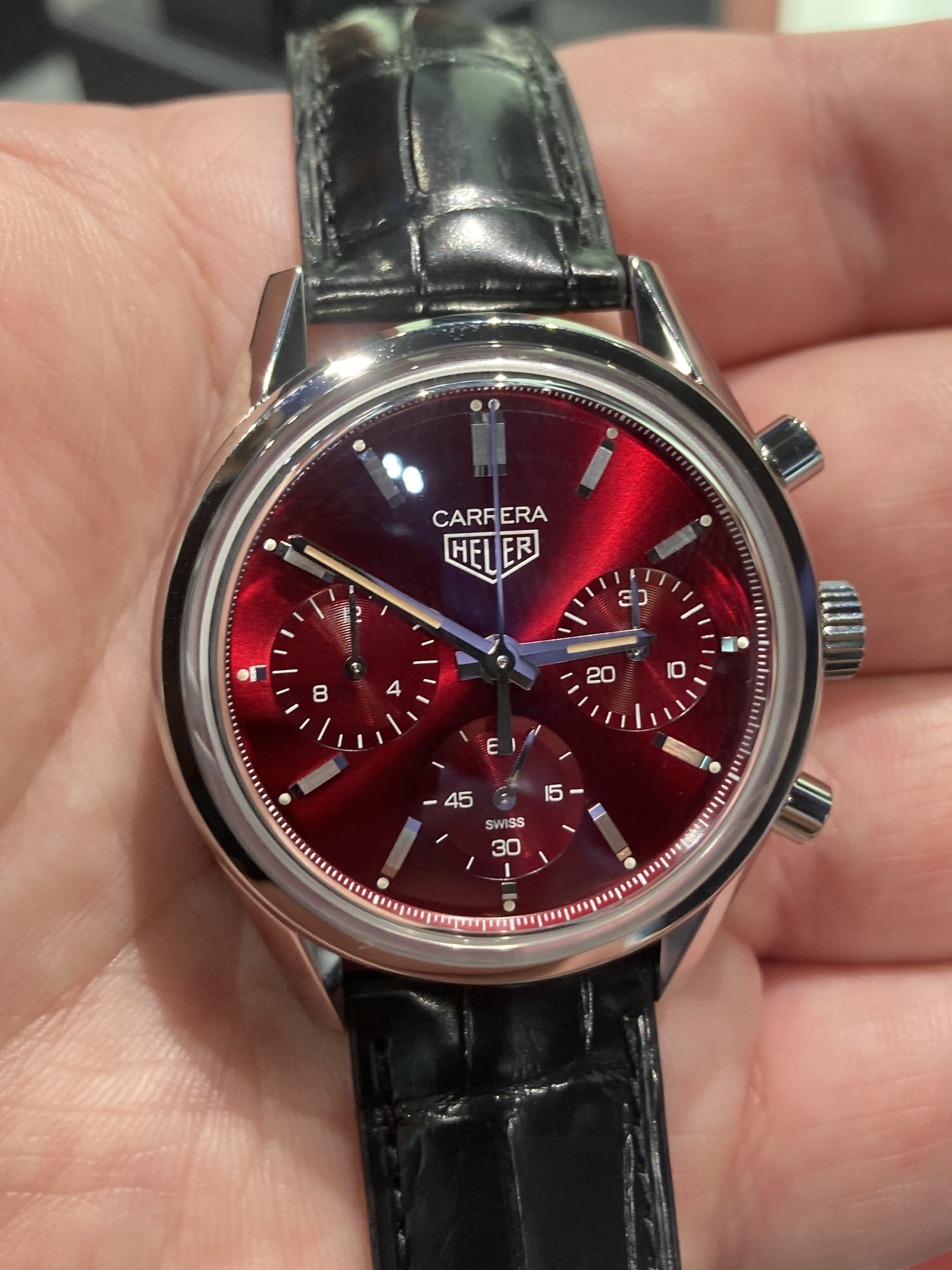 TAG Heuer Just Released A Red-Dial Carrera