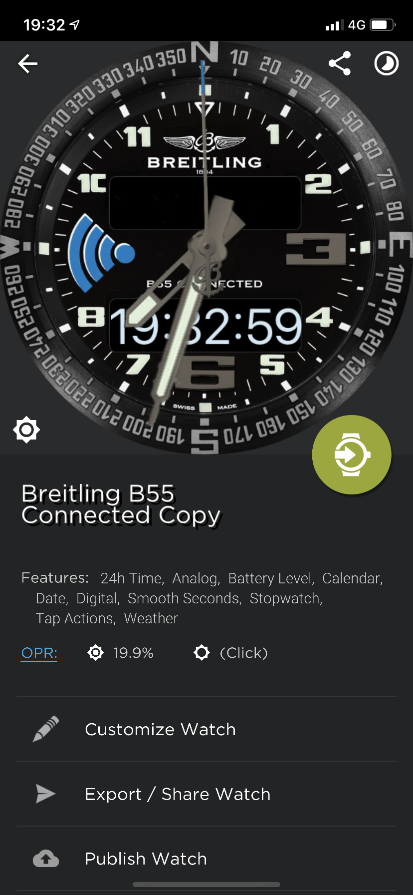 Breitling watch face for gear outlet s3