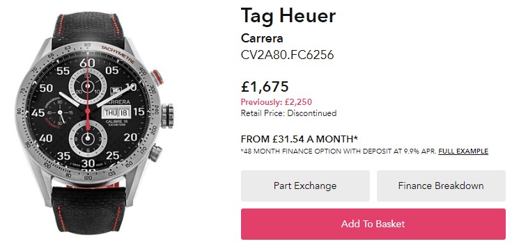 Tag heuer formula hot sale 1 black friday