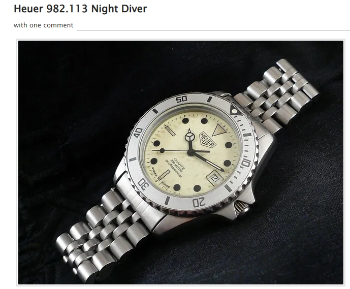 Heuer 982.113 new arrivals