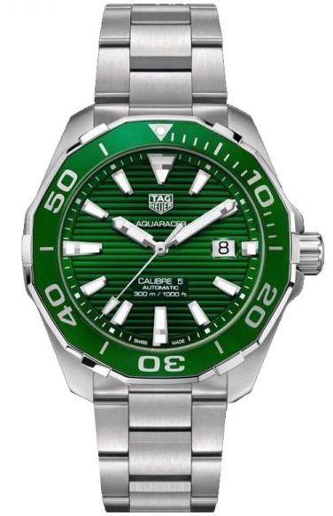 Green aquaracer tag heuer sale