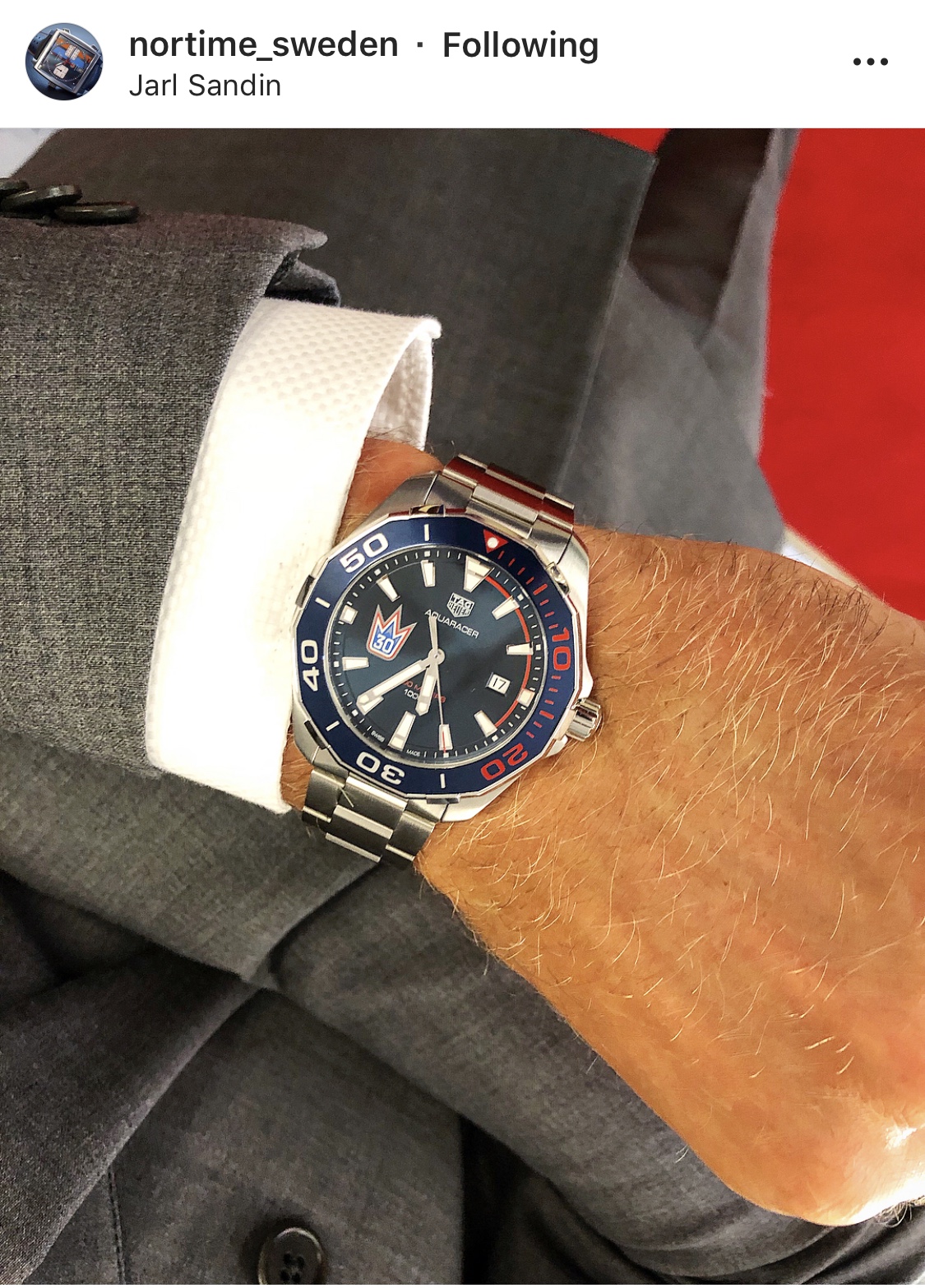 New Aquaracer Lundqvist Edition Ref. WAY101J TAG Heuer Forums