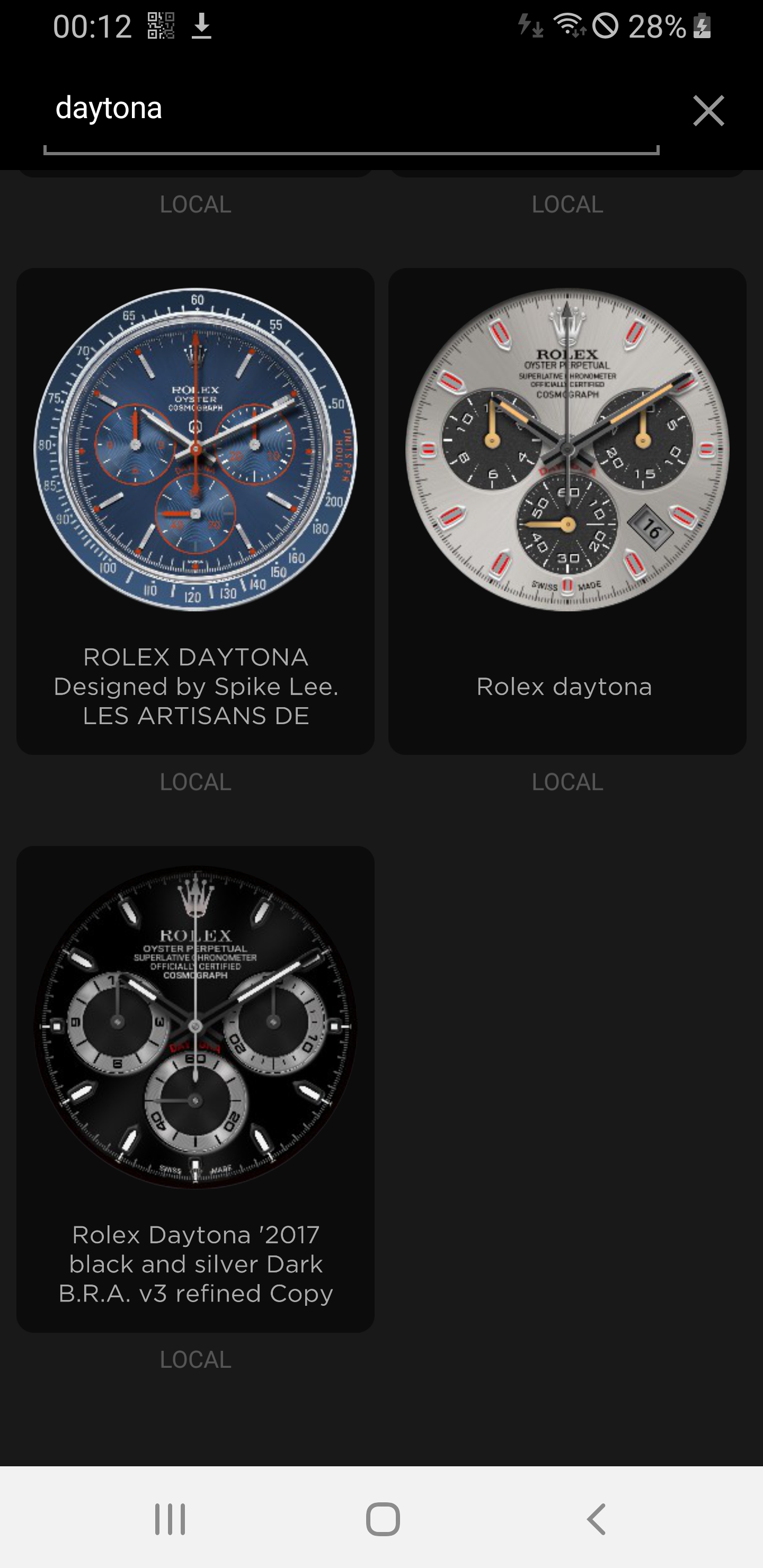 Connected Custom Watchfaces Which Watch Face are Wearing Today