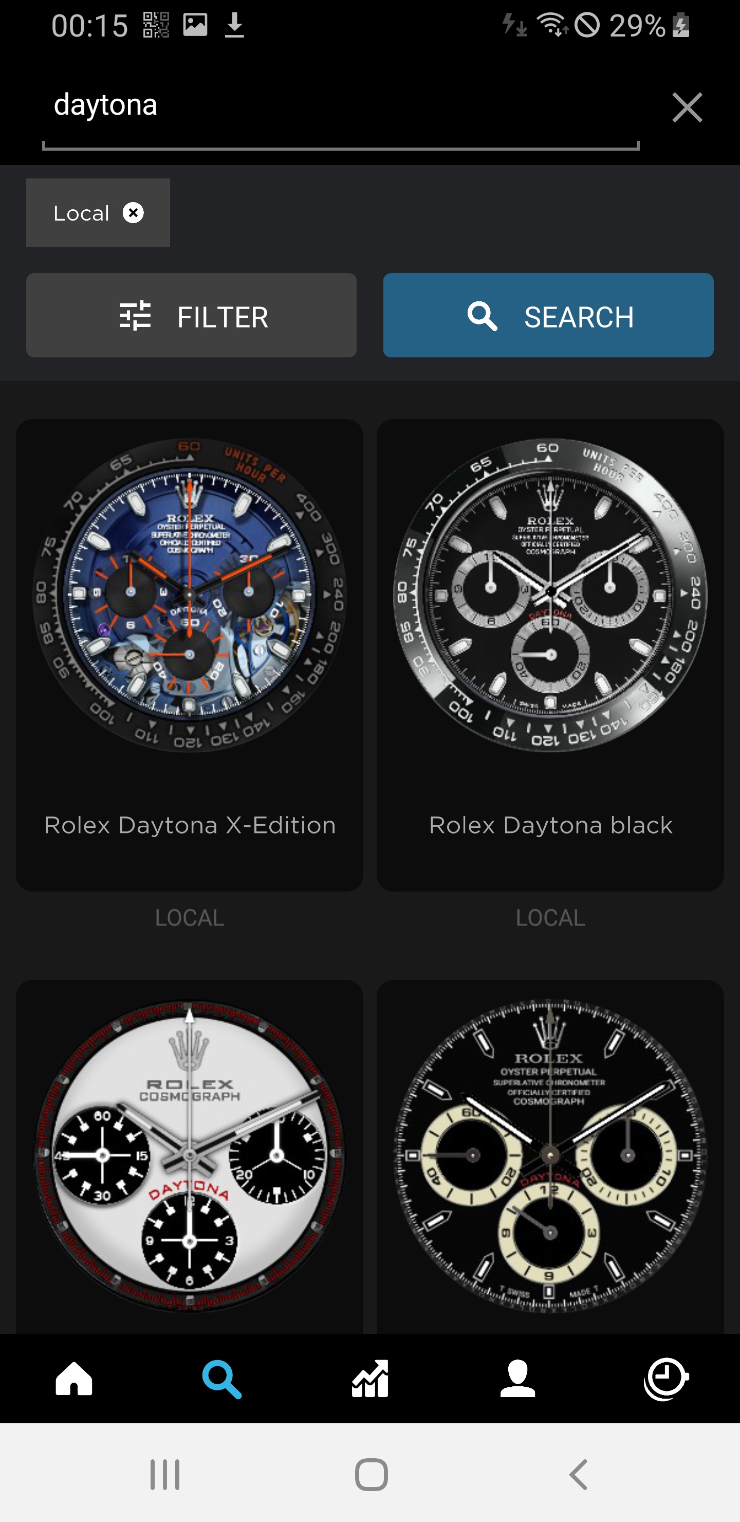 Galaxy watch discount 3 faces rolex