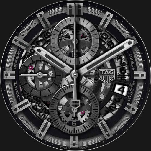 Tag heuer wear 2025 os watch face