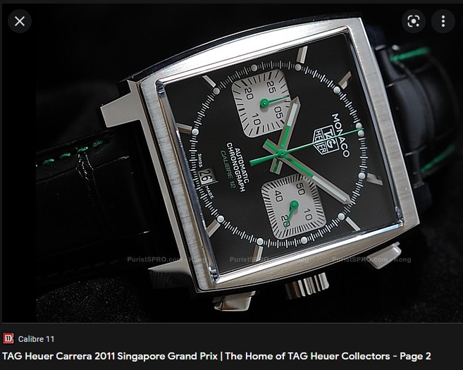 Monaco Singapore GP Edition CAW2116 Page 2 TAG Heuer Forums