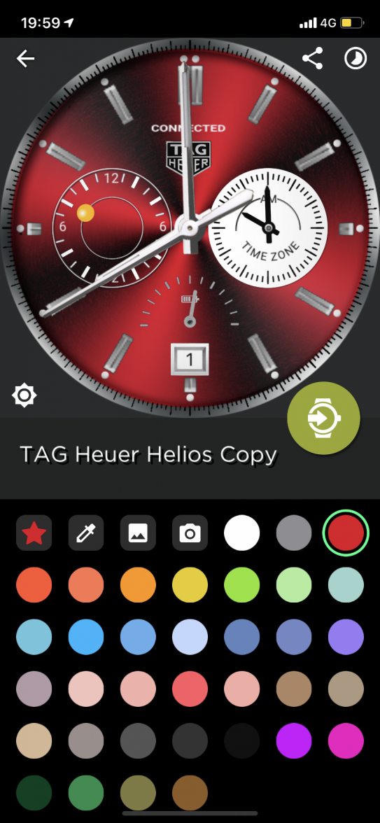 Connected Custom Watchfaces Which Watch Face are Wearing Today