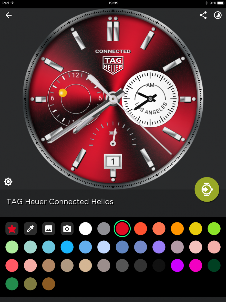 Connected Custom Watchfaces Which Watch Face are Wearing Today