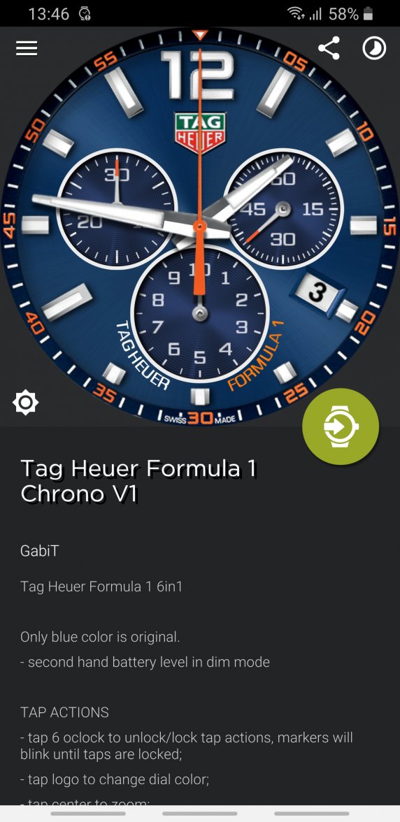 Connected Custom Watchfaces Which Watch Face are Wearing Today