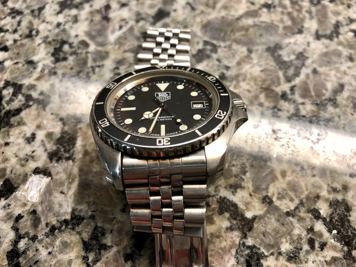 FS 1980s Tag Heuer 980.006N Diver Original Dive Bracelet TAG