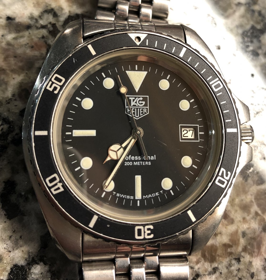FS: 1980s Tag Heuer 980.006N Diver, Original Dive Bracelet | TAG 