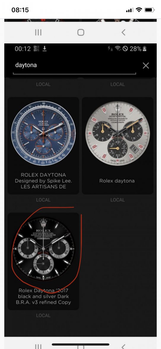 Gear s3 rolex outlet watch face