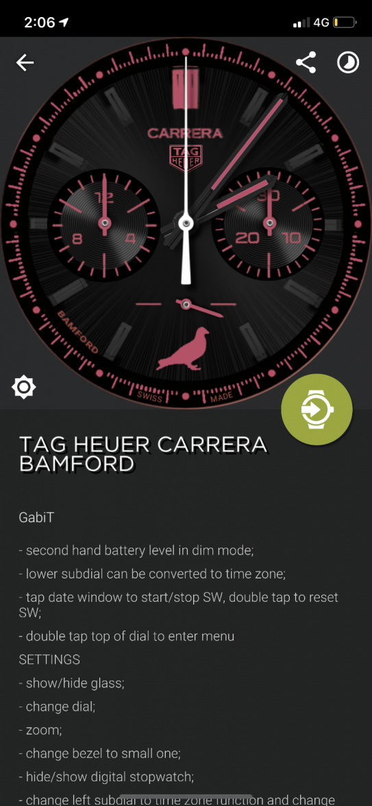 Connected Custom Watchfaces Which Watch Face are Wearing Today