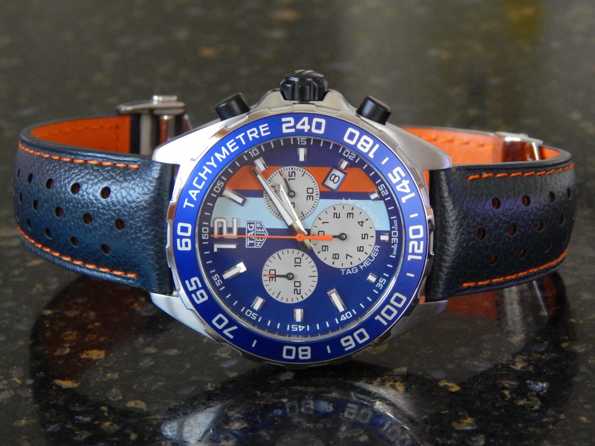 Tag heuer formula on sale 1 gulf strap