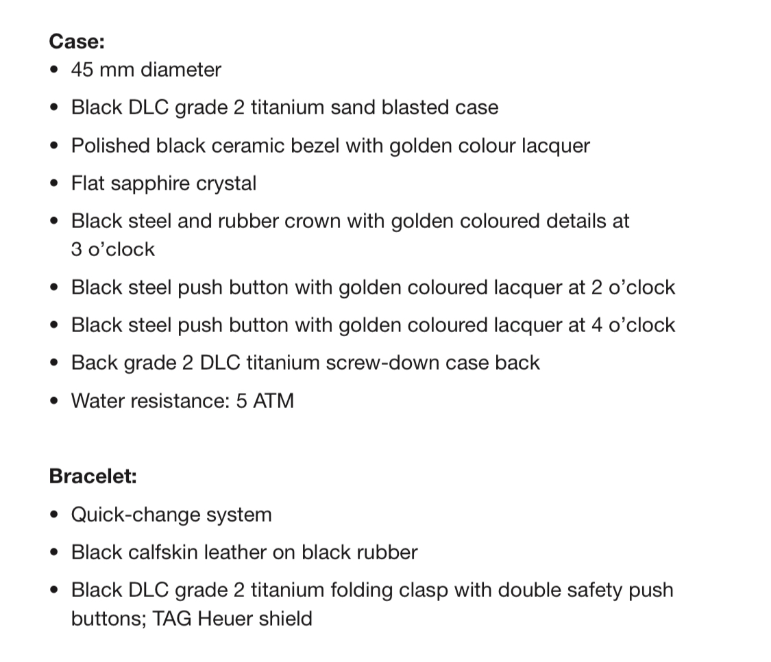 TAG Heuer Connected Bright Black - Titanium Case 45 mm - Black Strap -  SBG8A83.BT6254
