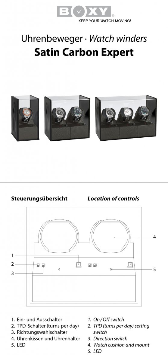 Boxy watch winder online manual