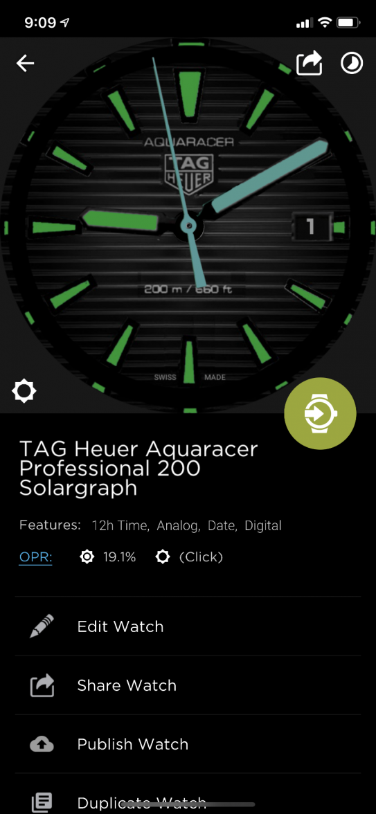 Tag heuer face hot sale apple watch