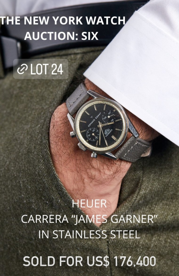 The Story of James Garner s Carrera TAG Heuer Forums