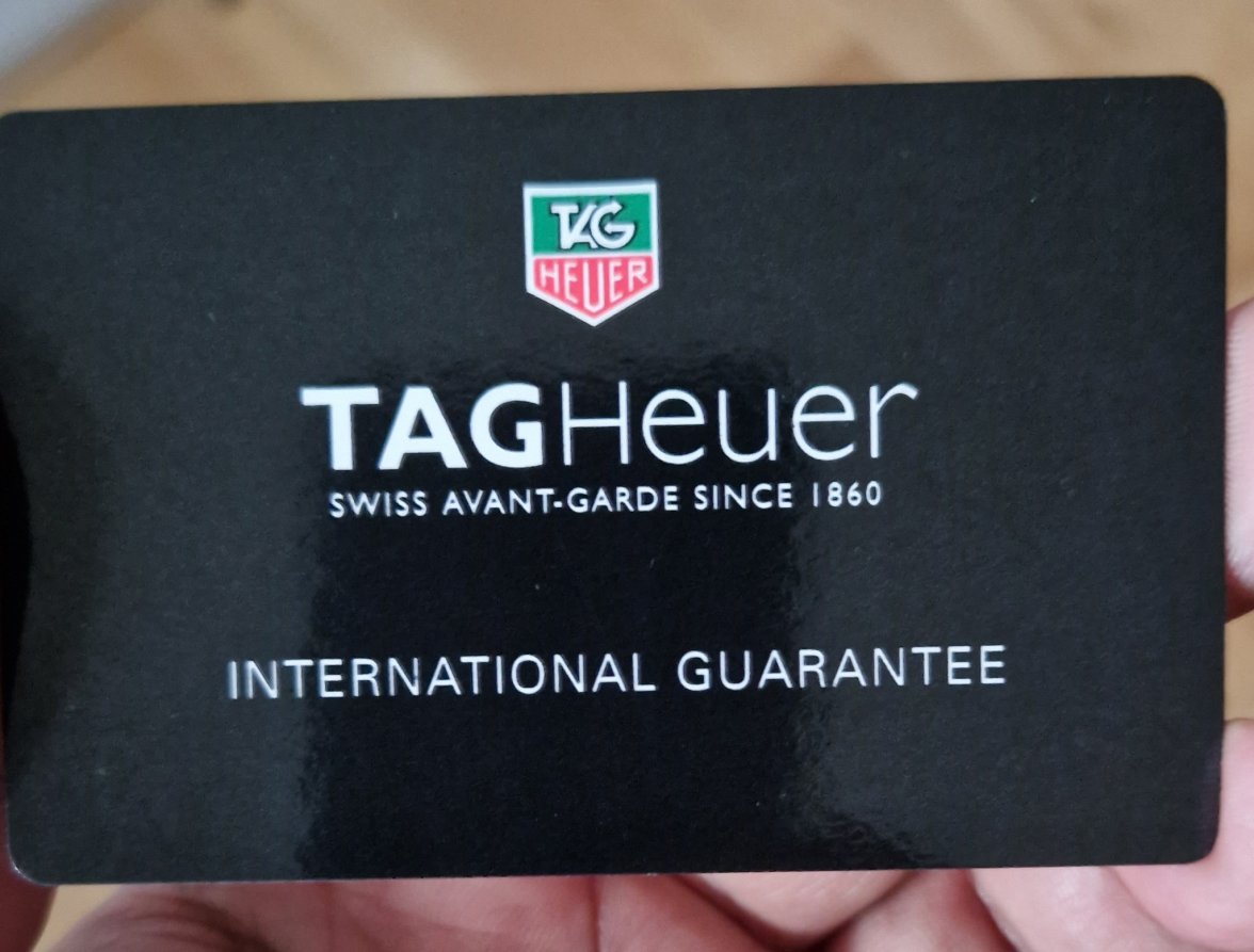 Authentic warranty card TAG Heuer Forums