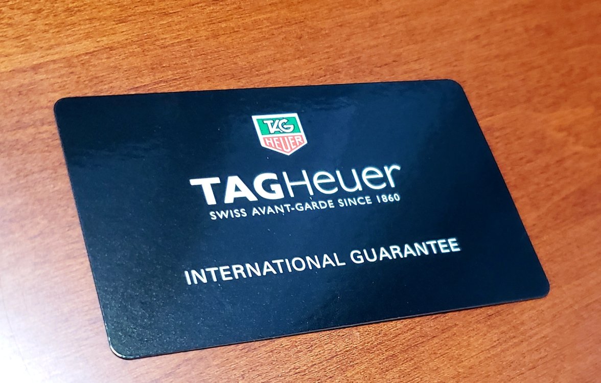 Authentic warranty card TAG Heuer Forums