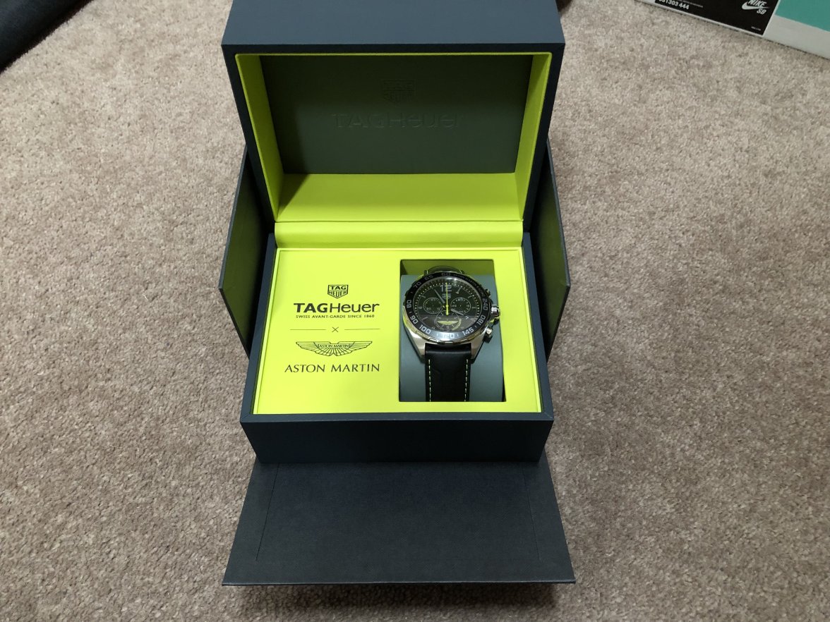 Tag aston martin watch hot sale