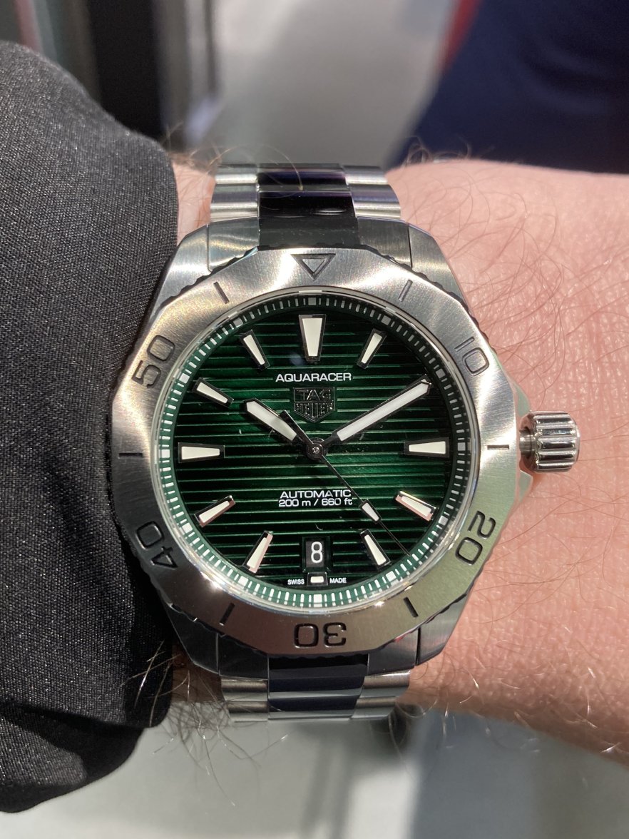 2023 Aquaracer Green Dial WBP2115.BA0627 TAG Heuer Forums