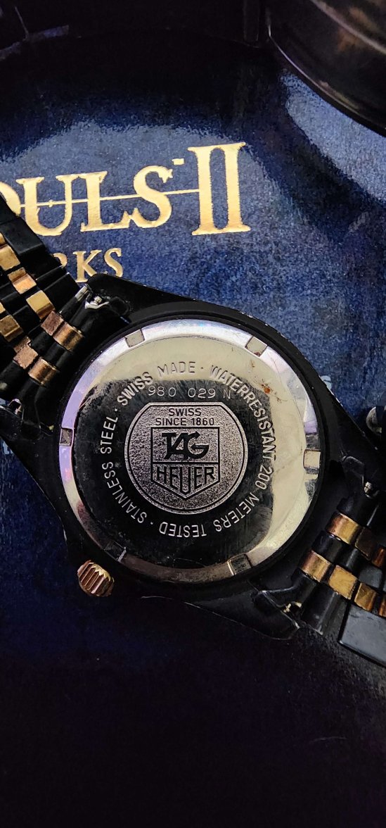 980.029N Black Coral Questions TAG Heuer Forums