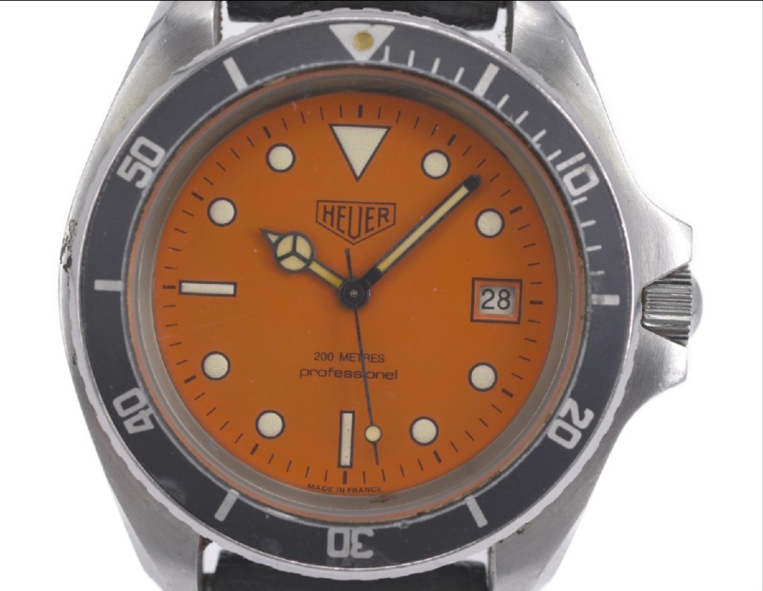 Orange dial 844 divers. TAG Heuer Forums