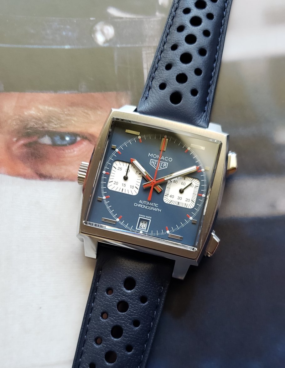 What a difference a strap can make Monaco content TAG Heuer Forums