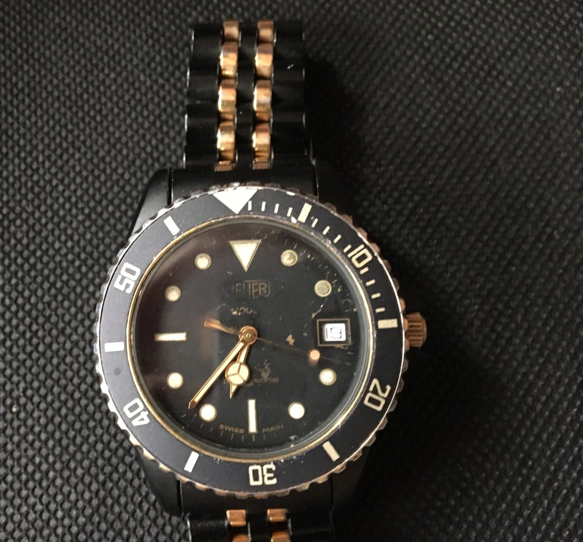 Heuer 1000 980.029 Replacement Dial Needed. TAG Heuer Forums