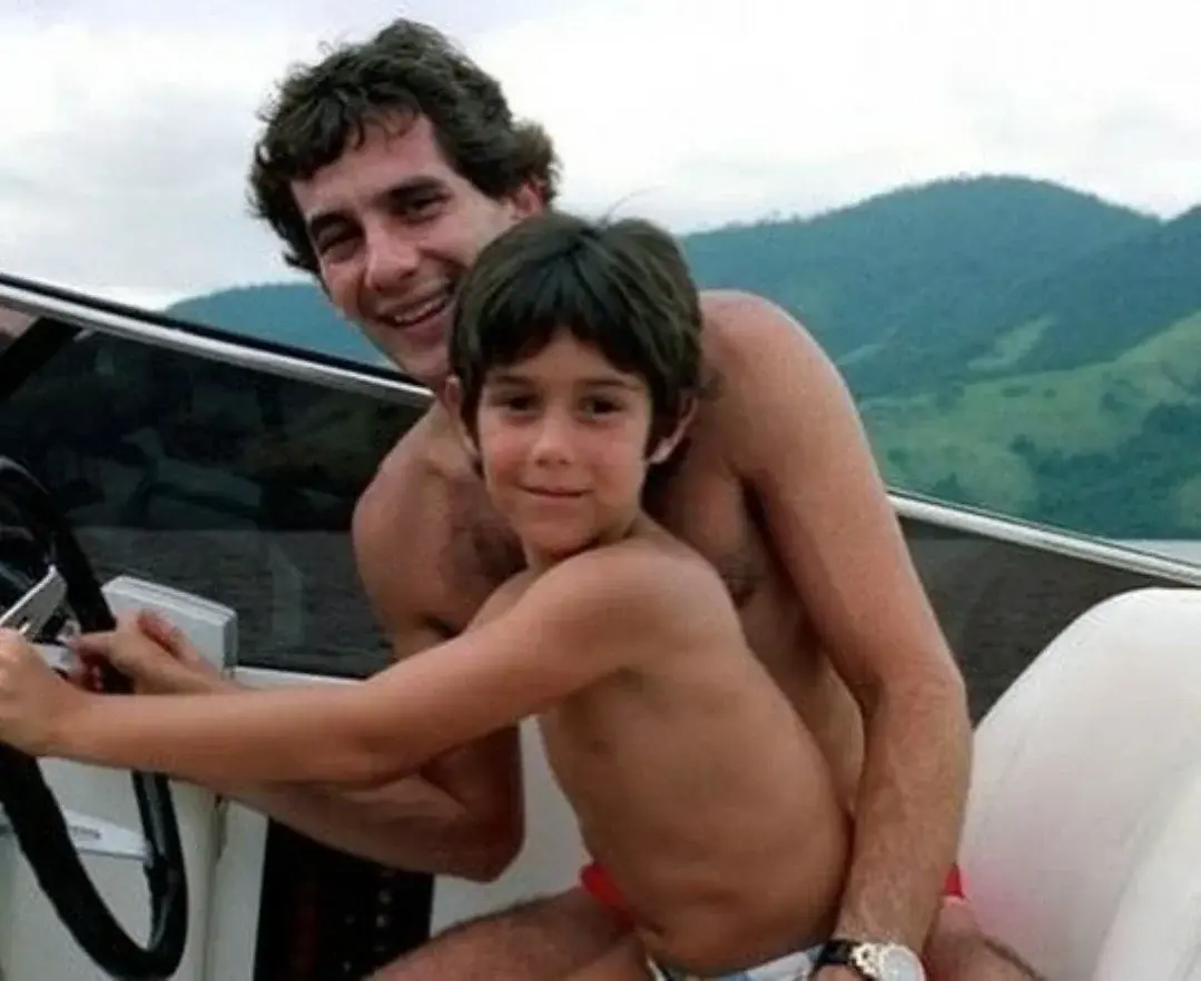 Ayrton with Bruno Senna.webp