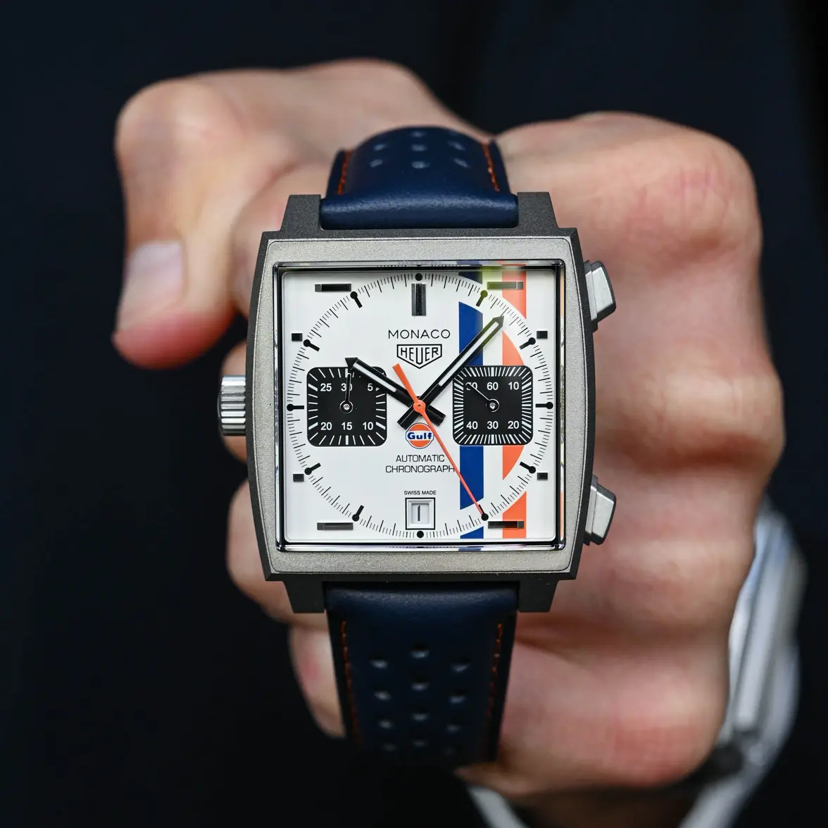 TAG-Heuer-Monaco-Chronograph-Gulf-White-Dial-Calibre-11-titanium-2025-review-8.webp