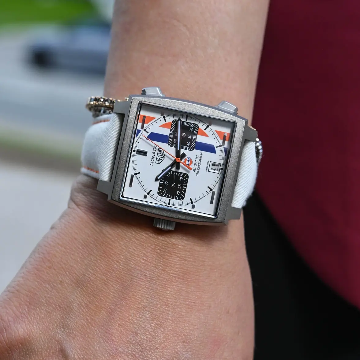 TAG-Heuer-Monaco-Chronograph-Gulf-White-Dial-Calibre-11-titanium-2025-review-2.webp