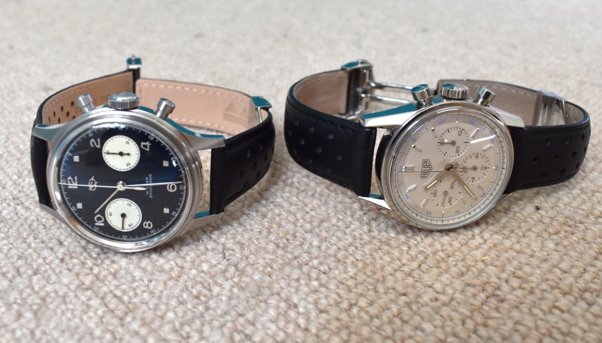 Tag heuer best sale leather strap replacement