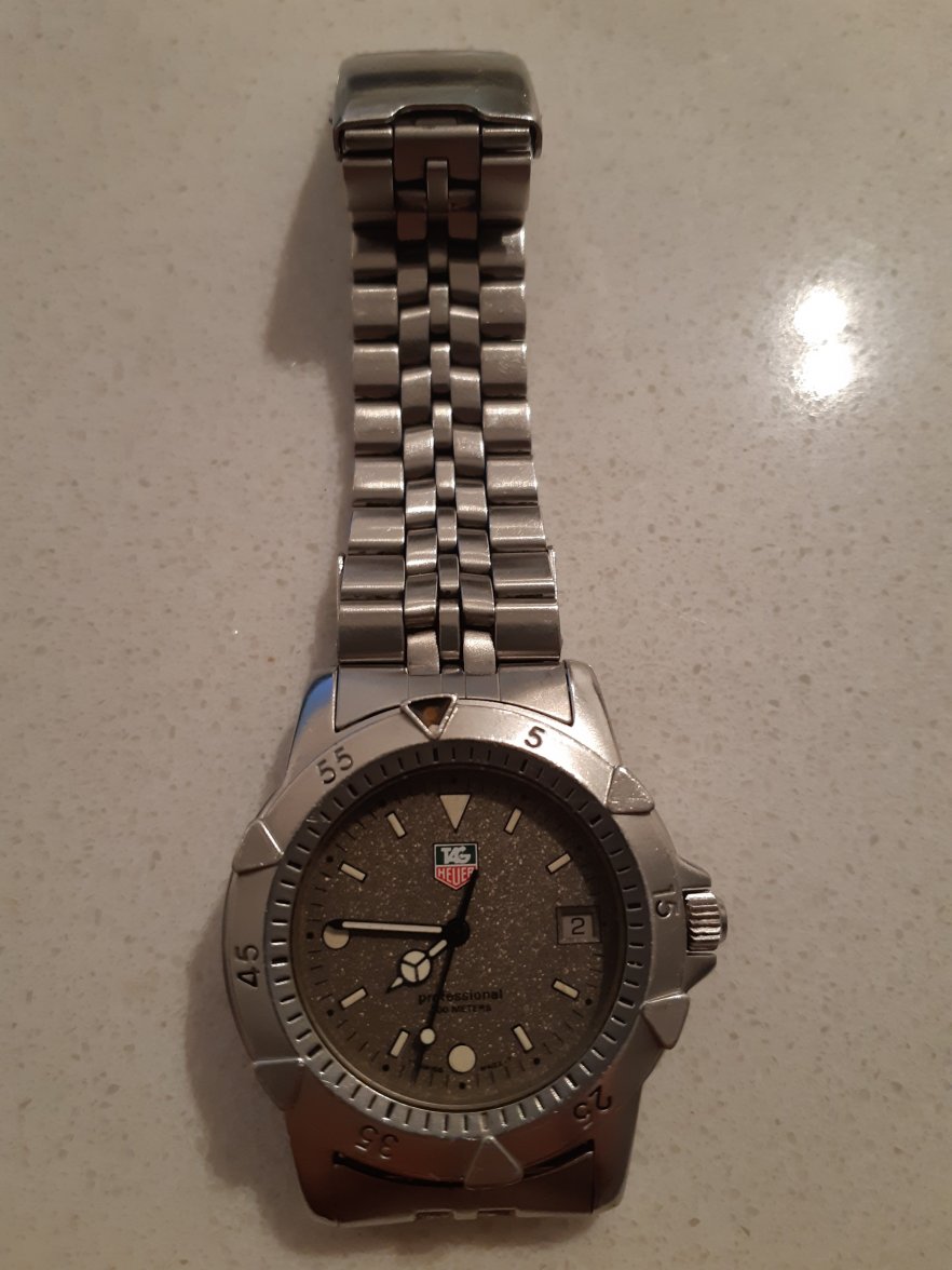 Tag Heuer 1500 Granite Dial Makeover including Lume TAG