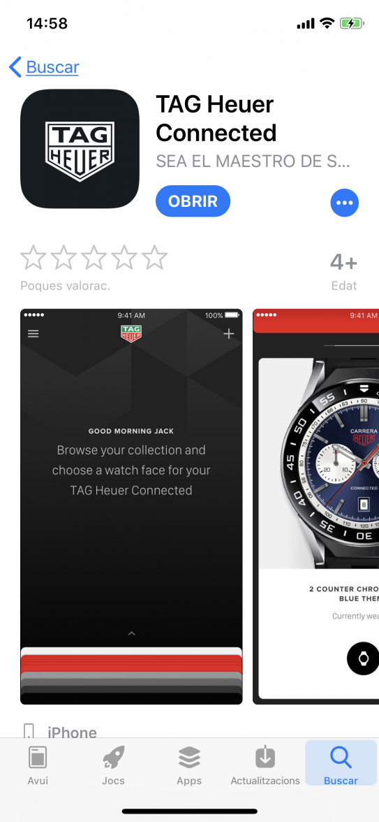 TAG Heuer Connected E2 Modular App for iOS TAG Heuer Watch Forums