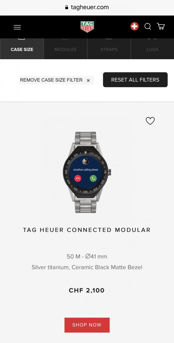 Tag heuer store connected discontinued