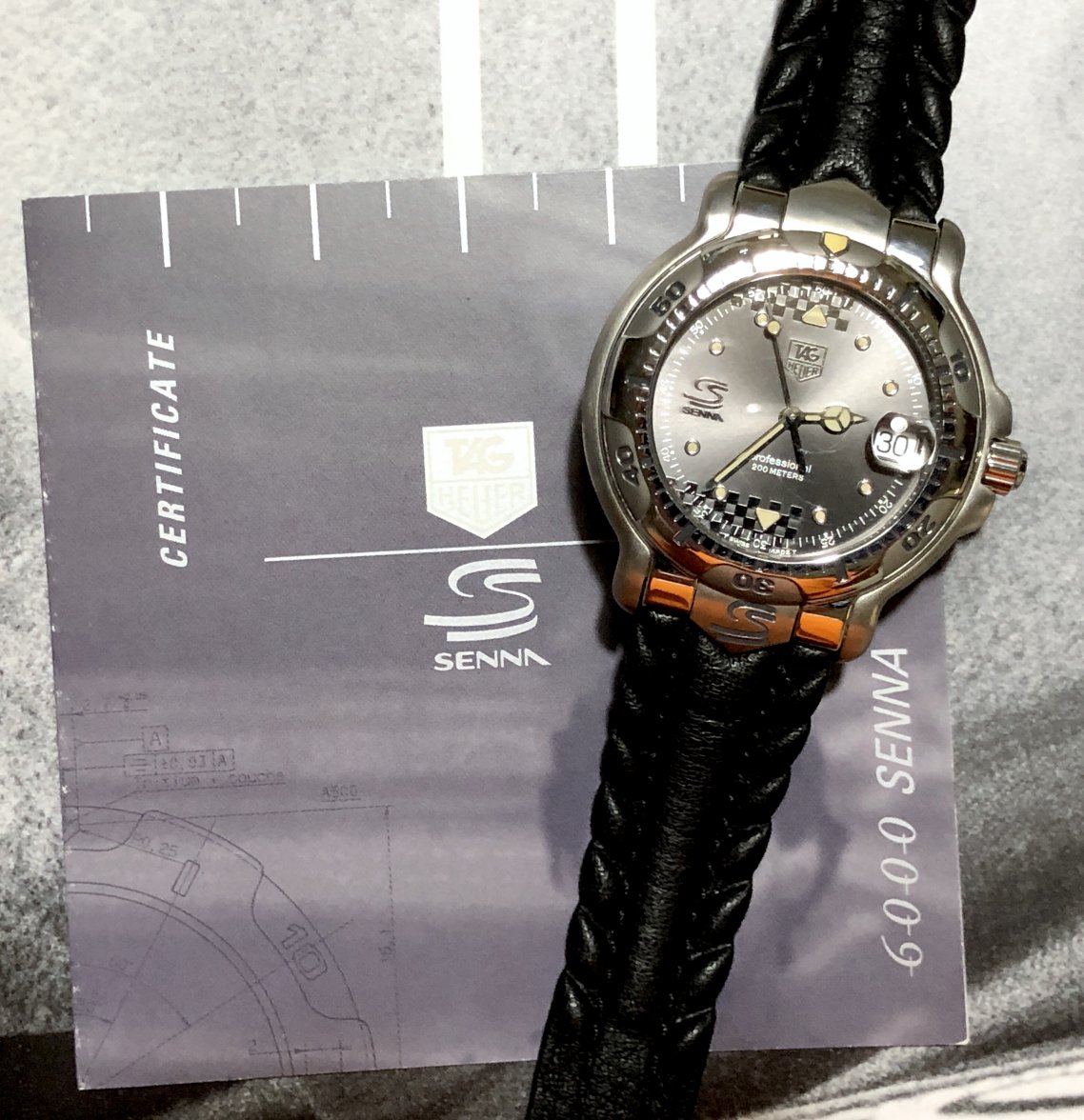 New Arrival NOS 1994 TAG Heuer 6000 Senna WH1114 TAG Heuer Forums