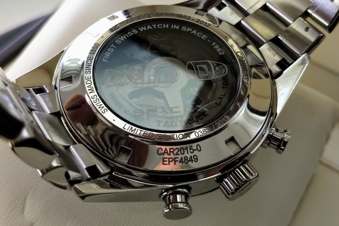 spacex heuer replica tag