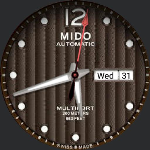 Mido Automatic Multifort Brown.JPG